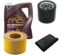 DENCKERMANN Controllo Set MANNOL Combi LL 5W-30 5L Per Saab 9-5 Kombi 2.0 T