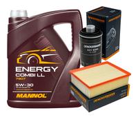 DENCKERMANN Controllo Set MANNOL Combi LL 5W-30 5L Per Seat Exeo ST 1.8 TSi