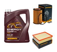 DENCKERMANN Controllo Set MANNOL Combi LL 5W-30 5L Per Seat Exeo ST 2.0 TDi