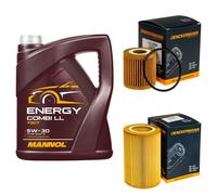 DENCKERMANN Controllo Set MANNOL Combi LL 5W-30 5L Per Smart Fortwo Coupe