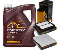DENCKERMANN Controllo Set MANNOL Combi LL 5W-30 5L Per Ssangyong Tivoli