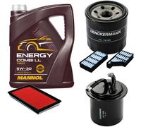 DENCKERMANN Controllo Set MANNOL Combi LL 5W-30 5L Per Subaru Forester 2.0