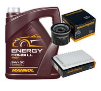 DENCKERMANN Controllo Set MANNOL Combi LL 5W-30 5L Per Suzuki Ignis 1.2