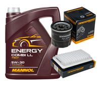 DENCKERMANN Controllo Set MANNOL Combi LL 5W-30 5L Per Suzuki Splash 1.2 VVT