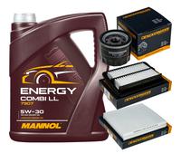DENCKERMANN Controllo Set MANNOL Combi LL 5W-30 5L Per Suzuki Swift V 1.0