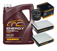 DENCKERMANN Controllo Set MANNOL Combi LL 5W-30 5L Per Suzuki Swift V 1.2