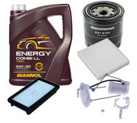 DENCKERMANN Controllo Set MANNOL Combi LL 5W-30 5L Per Suzuki SX4 1.6 VVT