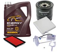 DENCKERMANN Controllo Set MANNOL Combi LL 5W-30 5L Per Suzuki SX4 1.6 VVT