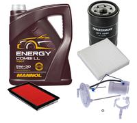 DENCKERMANN Controllo Set MANNOL Combi LL 5W-30 5L Per Suzuki SX4 1.6 VVT
