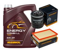 DENCKERMANN Controllo Set MANNOL Combi LL 5W-30 5L Per Suzuki Wagon R+ 1.3