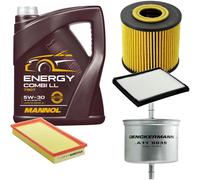 DENCKERMANN Controllo Set MANNOL Combi LL 5W-30 5L Per Volvo V40 Kombi 1.8