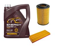 DENCKERMANN Controllo Set MANNOL Combi LL 5W-30 5L Per VW Golf VI 2.0 GTI