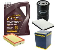 DENCKERMANN Controllo Set MANNOL Combi LL 5W-30 5L Per VW Passat Variant 1.8