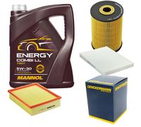 DENCKERMANN Controllo Set MANNOL Combi LL 5W-30 5L Per VW Passat Variant 2.3