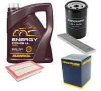 DENCKERMANN Controllo Set MANNOL Combi LL 5W-30 5L Per VW Sharan 2.0 1.8 T