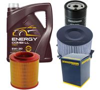 DENCKERMANN Controllo Set MANNOL Combi LL 5W-30 5L Per VW Transporter IV Bus