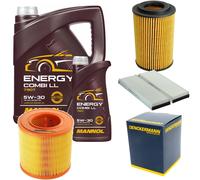 DENCKERMANN Controllo Set MANNOL Combi LL 5W-30 6L Per Audi A6 2.0 TFSI