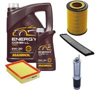 DENCKERMANN Controllo Set MANNOL Combi LL 5W-30 6L Per BMW 3er Cabriolet 320