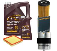 DENCKERMANN Controllo Set MANNOL Combi LL 5W-30 6L Per BMW 3er Compact 316i