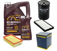 DENCKERMANN Controllo Set MANNOL Combi LL 5W-30 6L Per BMW 5 Serie 520I 525I