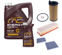 DENCKERMANN Controllo Set MANNOL Combi LL 5W-30 6L Per BMW 5er Touring 520d