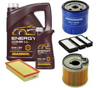 DENCKERMANN Controllo Set MANNOL Combi LL 5W-30 6L Per Citroën Jumpy 2.0 HDi