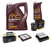 DENCKERMANN Controllo Set MANNOL Combi LL 5W-30 6L Per Daewoo Matiz 0.8 1.0