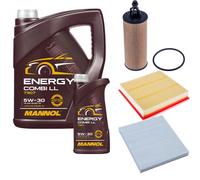 DENCKERMANN Controllo Set MANNOL Combi LL 5W-30 6L Per Fiat Freemont 3.6 4X4