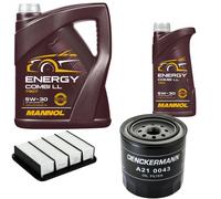 DENCKERMANN Controllo Set MANNOL Combi LL 5W-30 6L Per Ford Ranger 2.5 TD