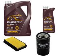 DENCKERMANN Controllo Set MANNOL Combi LL 5W-30 6L Per Honda Accord V 1.9I