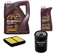 DENCKERMANN Controllo Set MANNOL Combi LL 5W-30 6L Per Honda CRX III 1.6 ESi