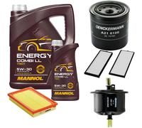 DENCKERMANN Controllo Set MANNOL Combi LL 5W-30 6L Per Hyundai Accent II 1.3