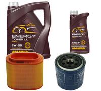 DENCKERMANN Controllo Set MANNOL Combi LL 5W-30 6L Per Hyundai H-1 Kasten