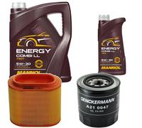 DENCKERMANN Controllo Set MANNOL Combi LL 5W-30 6L Per Hyundai H-1 Kasten