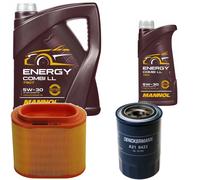DENCKERMANN Controllo Set MANNOL Combi LL 5W-30 6L Per Hyundai H-1 Kasten