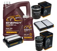 DENCKERMANN Controllo Set MANNOL Combi LL 5W-30 6L Per Hyundai H-1 Travel