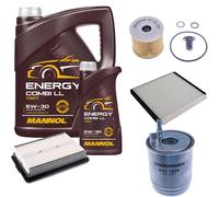 DENCKERMANN Controllo Set MANNOL Combi LL 5W-30 6L Per Hyundai I30 Kombi 1.6