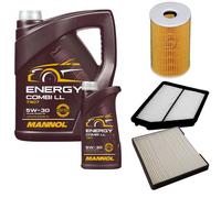 DENCKERMANN Controllo Set MANNOL Combi LL 5W-30 6L Per Hyundai Matrix 1.5