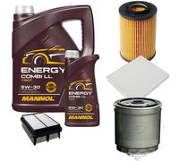 DENCKERMANN Controllo Set MANNOL Combi LL 5W-30 6L Per Hyundai Sonata V 2.0