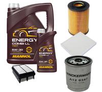 DENCKERMANN Controllo Set MANNOL Combi LL 5W-30 6L Per Hyundai Sonata V 2.0