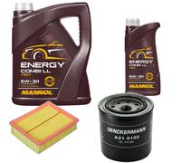 DENCKERMANN Controllo Set MANNOL Combi LL 5W-30 6L Per Hyundai Sonata V 2.4