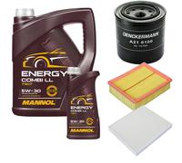 DENCKERMANN Controllo Set MANNOL Combi LL 5W-30 6L Per Hyundai Sonata V 2.4