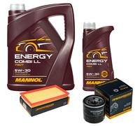 DENCKERMANN Controllo Set MANNOL Combi LL 5W-30 6L Per KIA Carens II 1.8 1.6