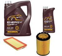 DENCKERMANN Controllo Set MANNOL Combi LL 5W-30 6L Per KIA Carens II 2.0
