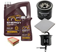 DENCKERMANN Controllo Set MANNOL Combi LL 5W-30 6L Per KIA Carens III 2.0