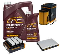 DENCKERMANN Controllo Set MANNOL Combi LL 5W-30 6L Per KIA Cee'D SW 2.0 CRDi