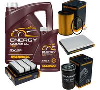 DENCKERMANN Controllo Set MANNOL Combi LL 5W-30 6L Per KIA Cee'D SW 2.0 CRDi