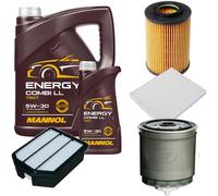 DENCKERMANN Controllo Set MANNOL Combi LL 5W-30 6L Per KIA Magentis 2.0 CRDi