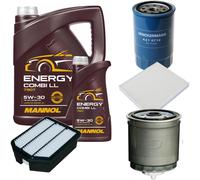 DENCKERMANN Controllo Set MANNOL Combi LL 5W-30 6L Per KIA Magentis 2.0 CRDi