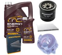 DENCKERMANN Controllo Set MANNOL Combi LL 5W-30 6L Per KIA Rio III 1.4 CVVT